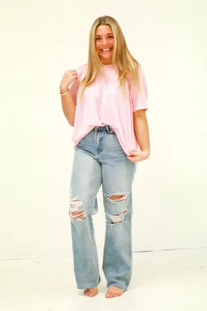 This is for the Best Ribbed Top in Pink