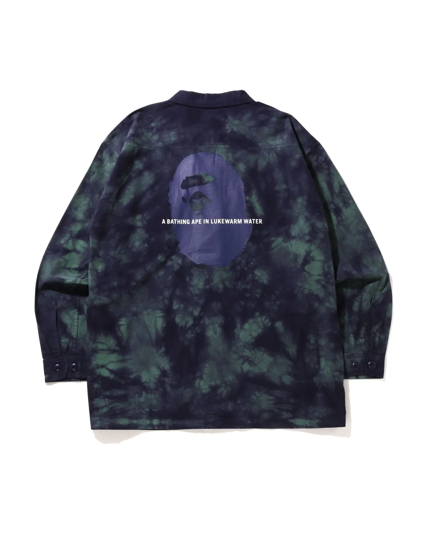 Tie Dye Army Jungle Fatigue Shirt Jacket