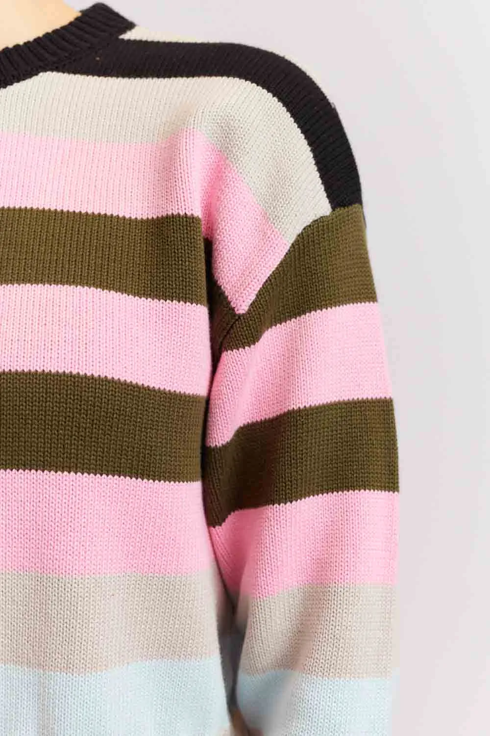 Tootsie Stripe Sweater - Cactus
