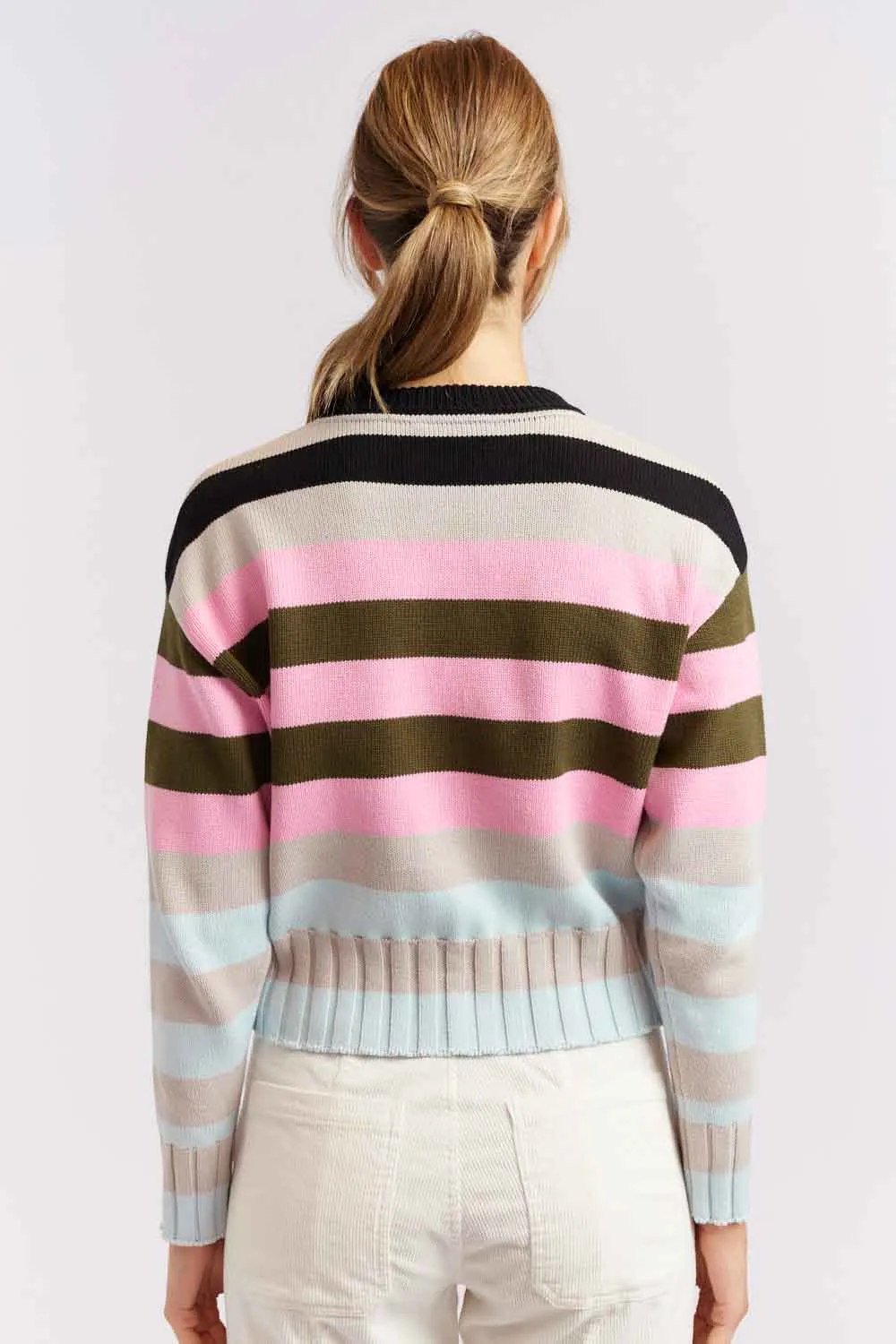 Tootsie Stripe Sweater - Cactus