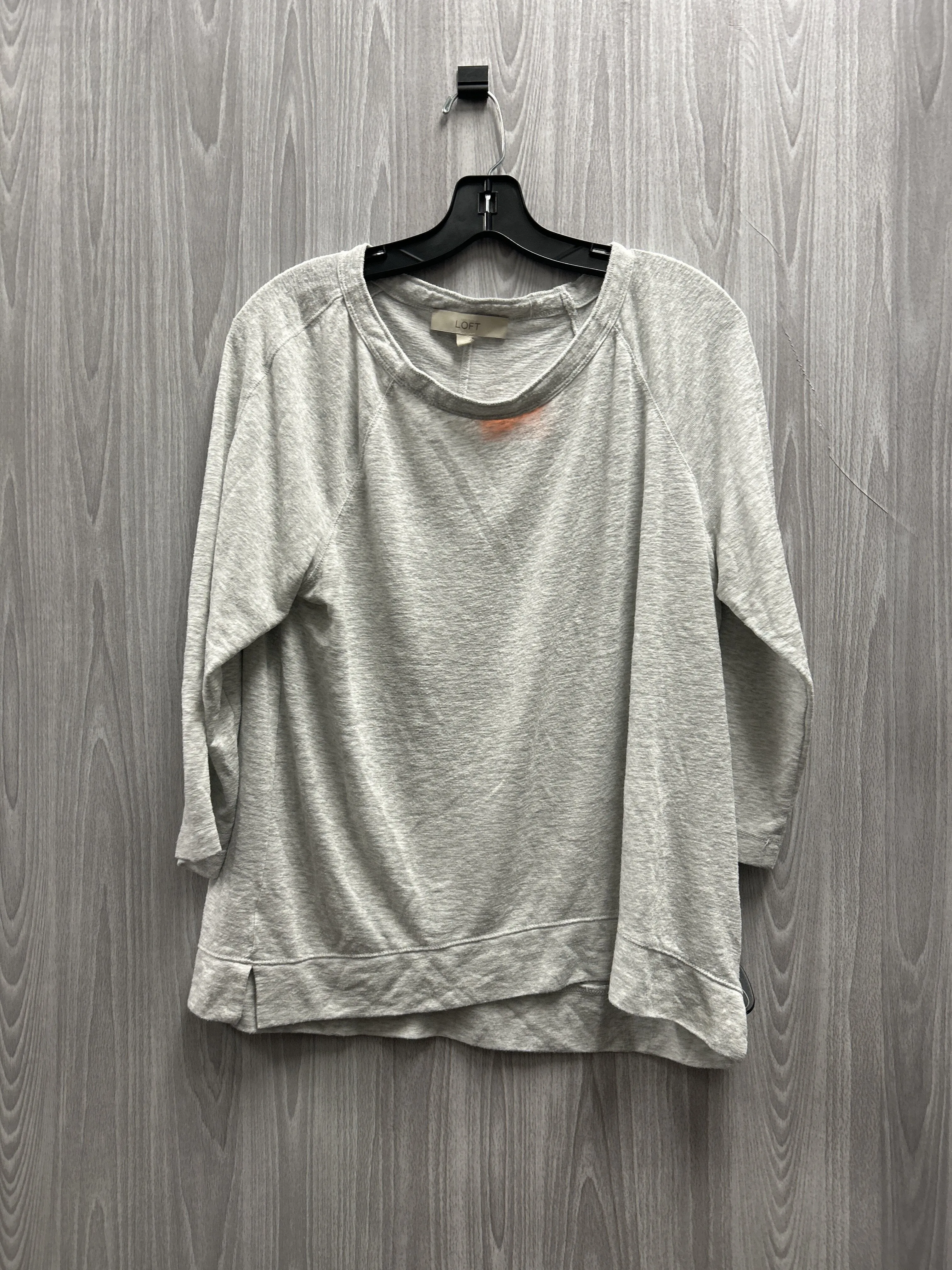 Top 3/4 Sleeve Basic By Loft  Size: L
