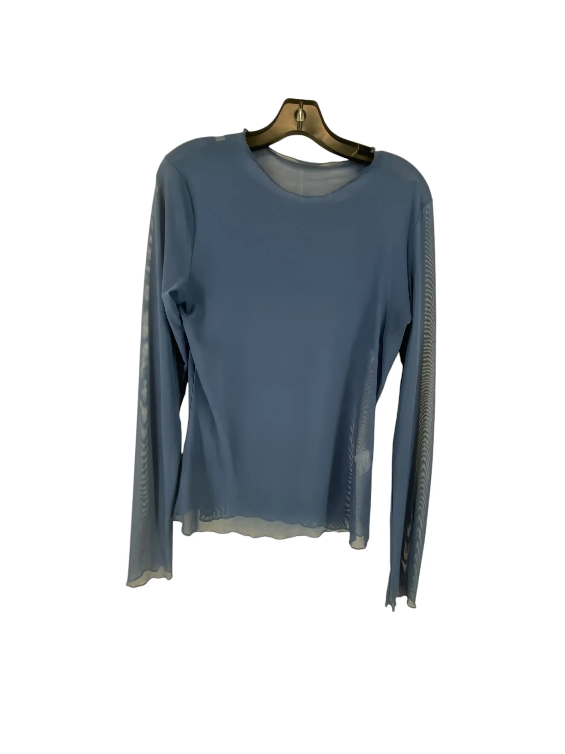 Top Long Sleeve Basic By Clothes Mentor In Blue, Size: Xl