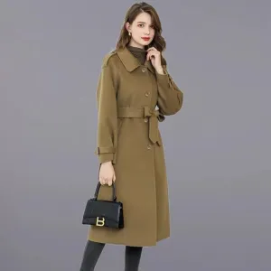 Top sale guaranteed quality amp; winter  ladies cashmere wool coat