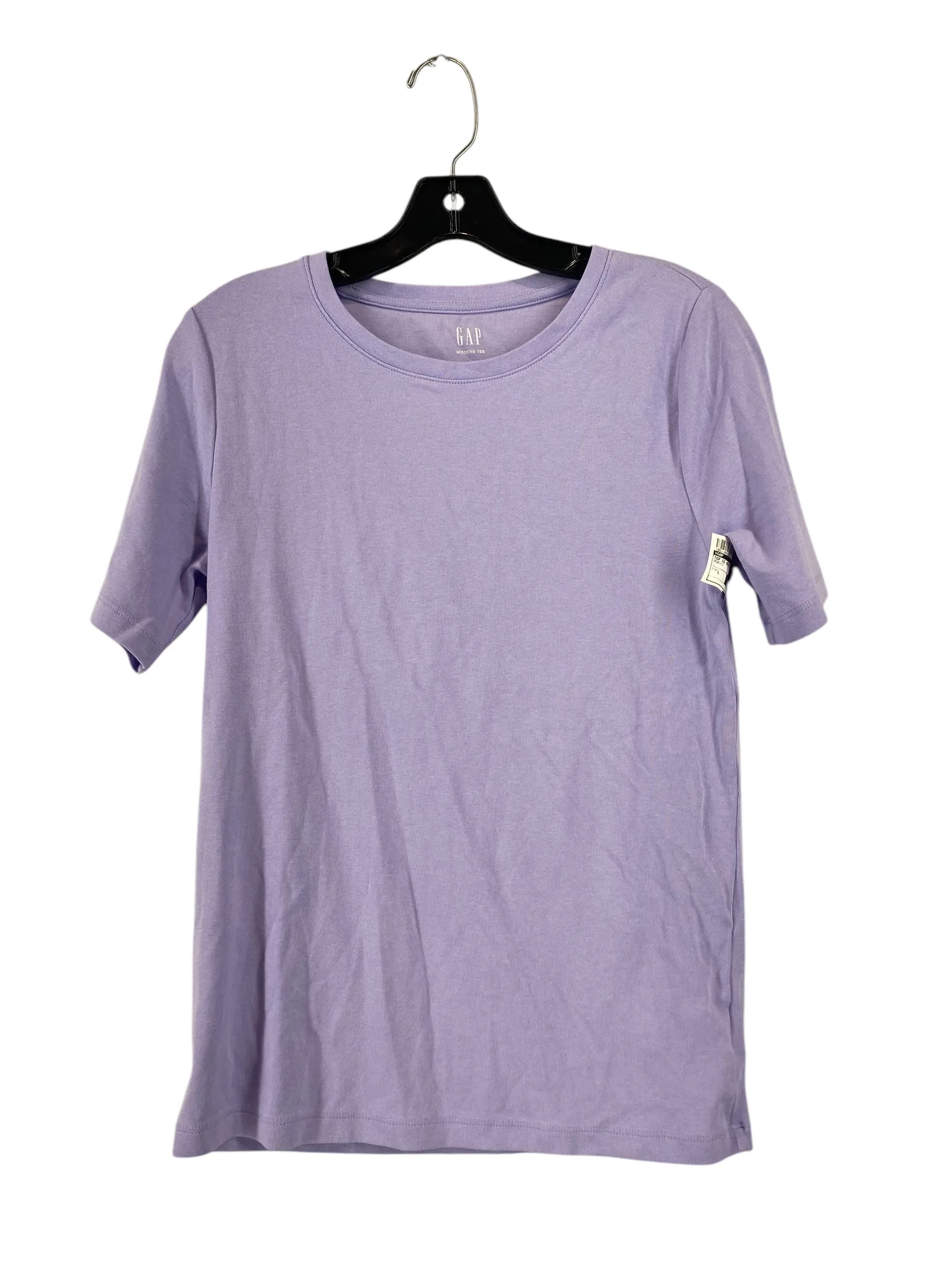 Top Short Sleeve Basic By Gap In Purple, Size: L