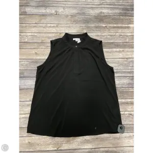 Top Sleeveless Basic By Calvin Klein In Black, Size: L
