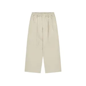 Two Tuck Wide Half Pants
