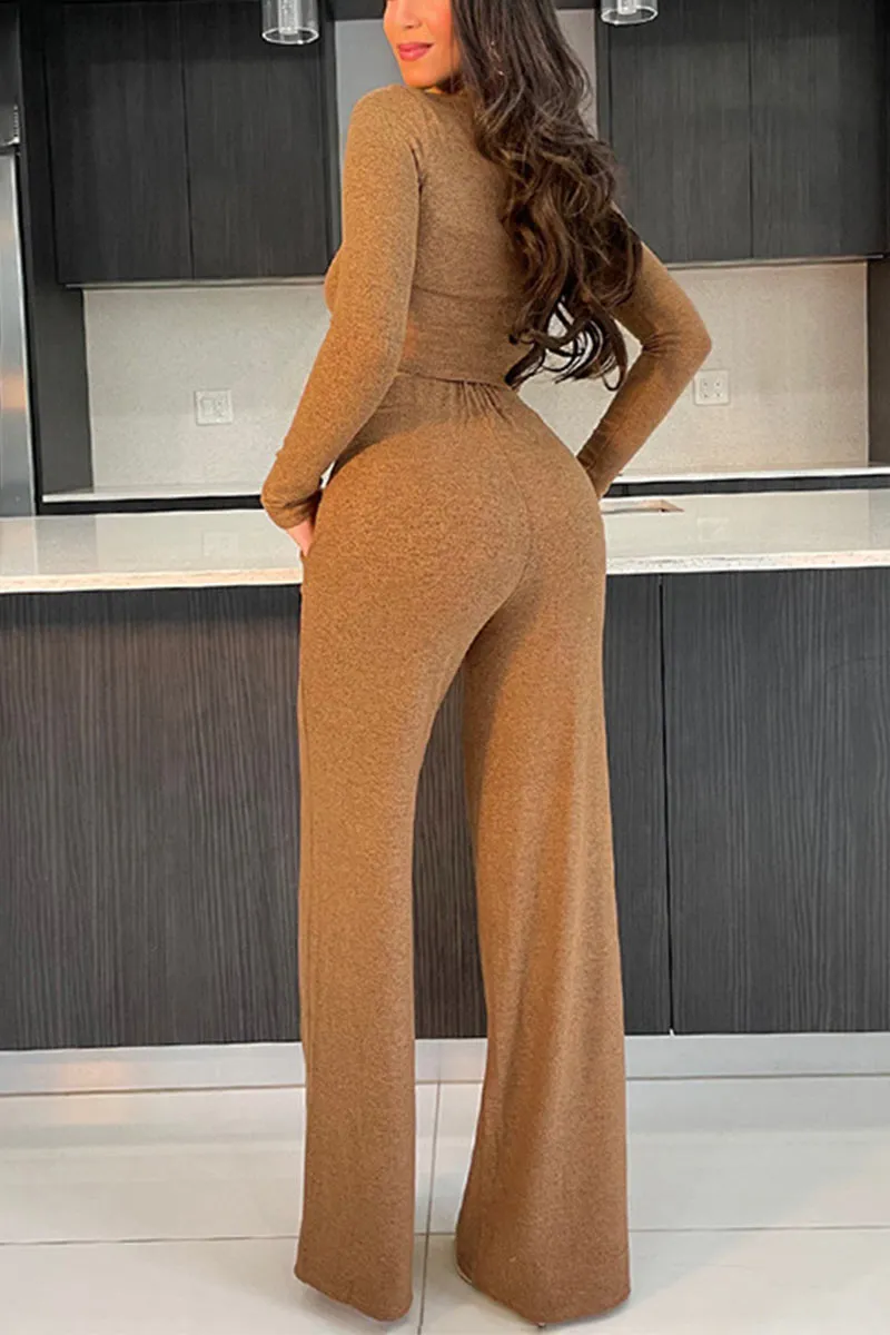 UH0508 Crop Shirt and Pants Set