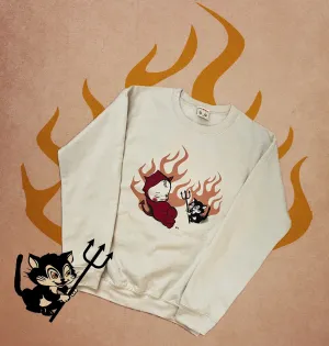 ＊UNISEX＊ KEWPIE DEVIL SWEATSHIRTS *SAND