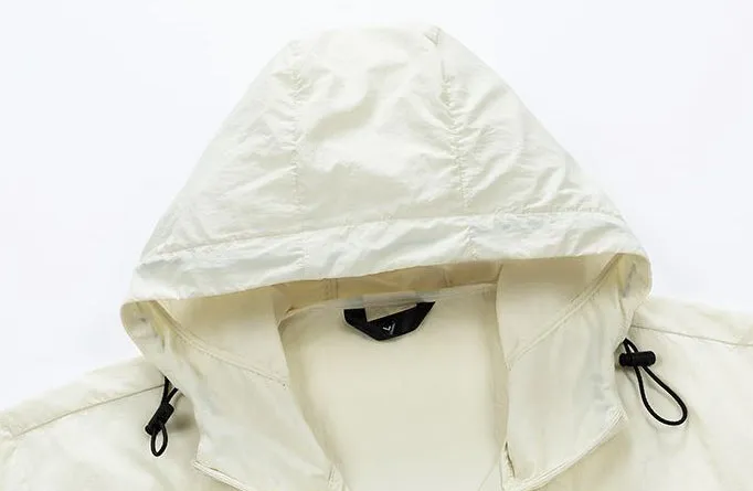 UPF50  Outdoor Windbreaker with Drawstring Hem for Men