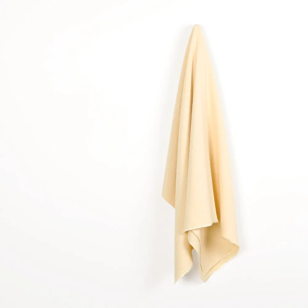 Viscose / Silk Slub Suiting - Cream
