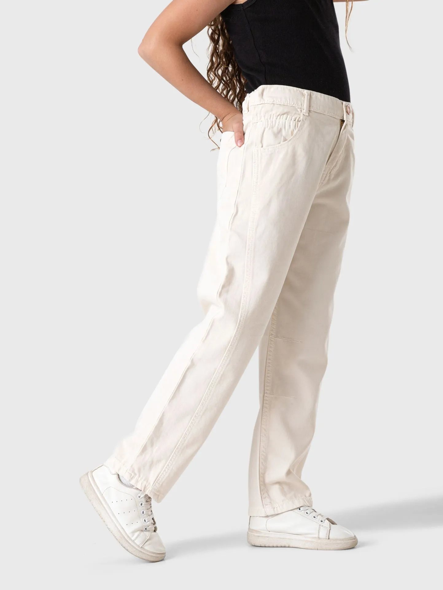 Wide Leg Gabardine Pants