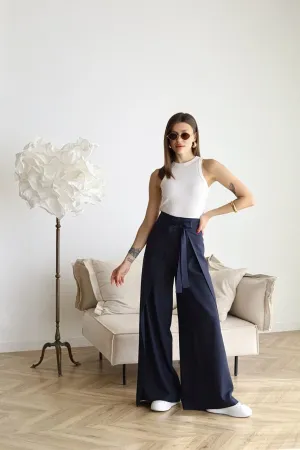Wide Leg Linen Pants | Women's Linen Pants for Summer | Ariane