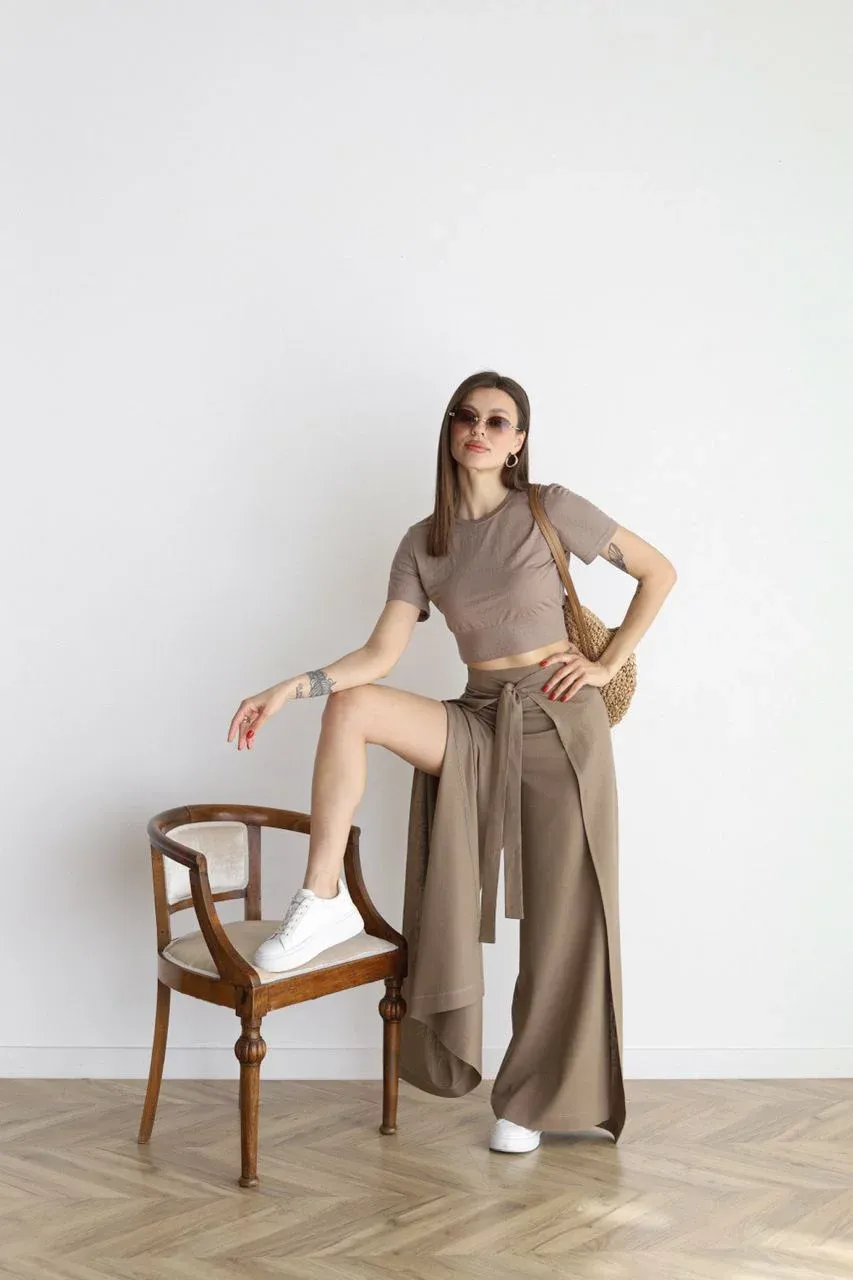 Wide Leg Linen Pants | Women's Linen Pants for Summer | Ariane