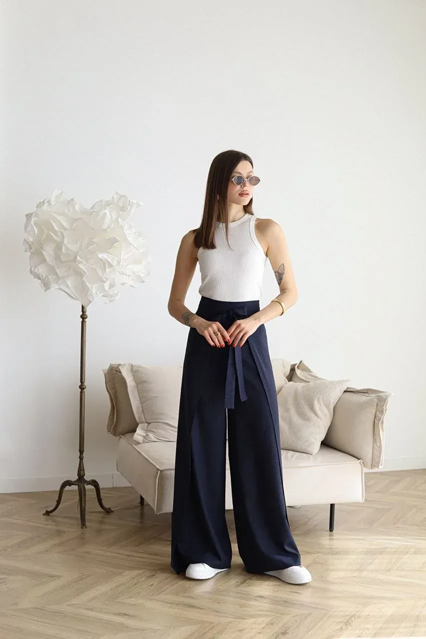Wide Leg Linen Pants | Women's Linen Pants for Summer | Ariane