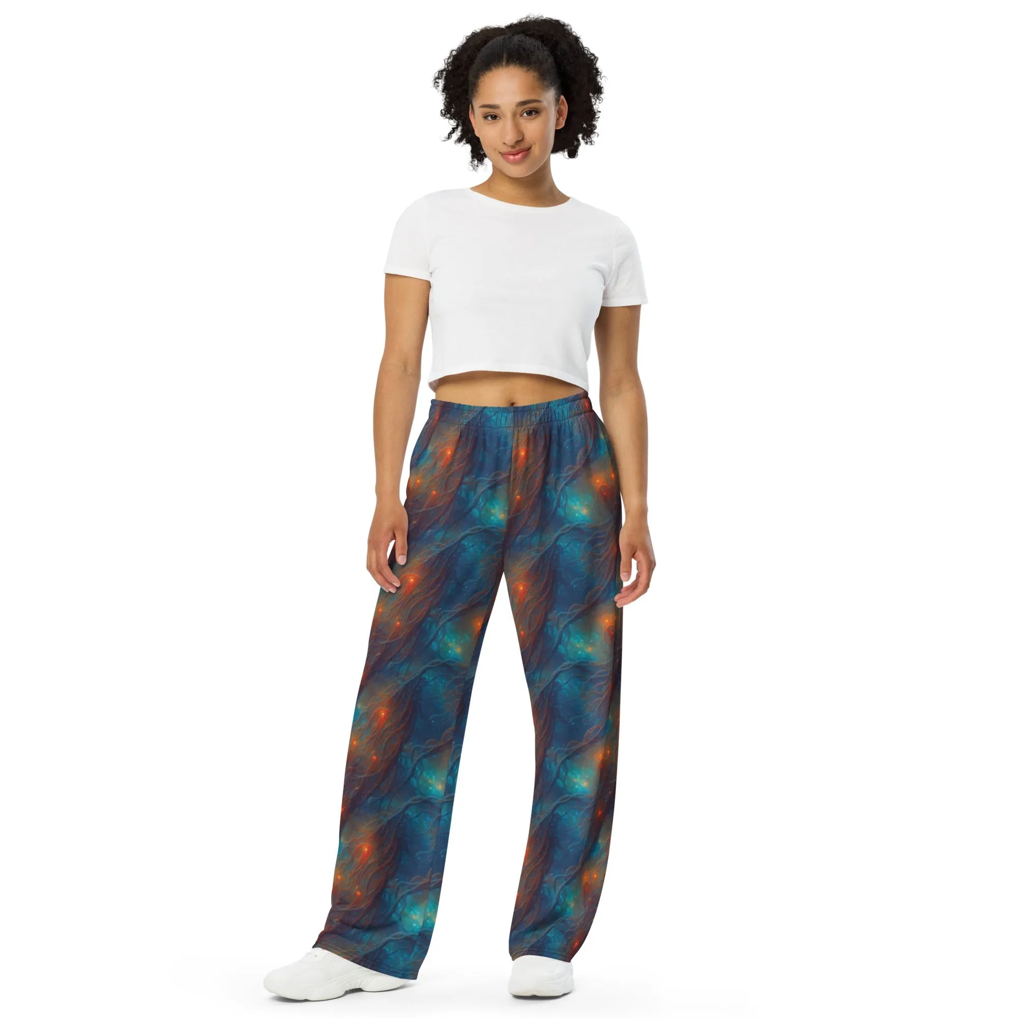 Wide-leg pants - Nebular Nexus