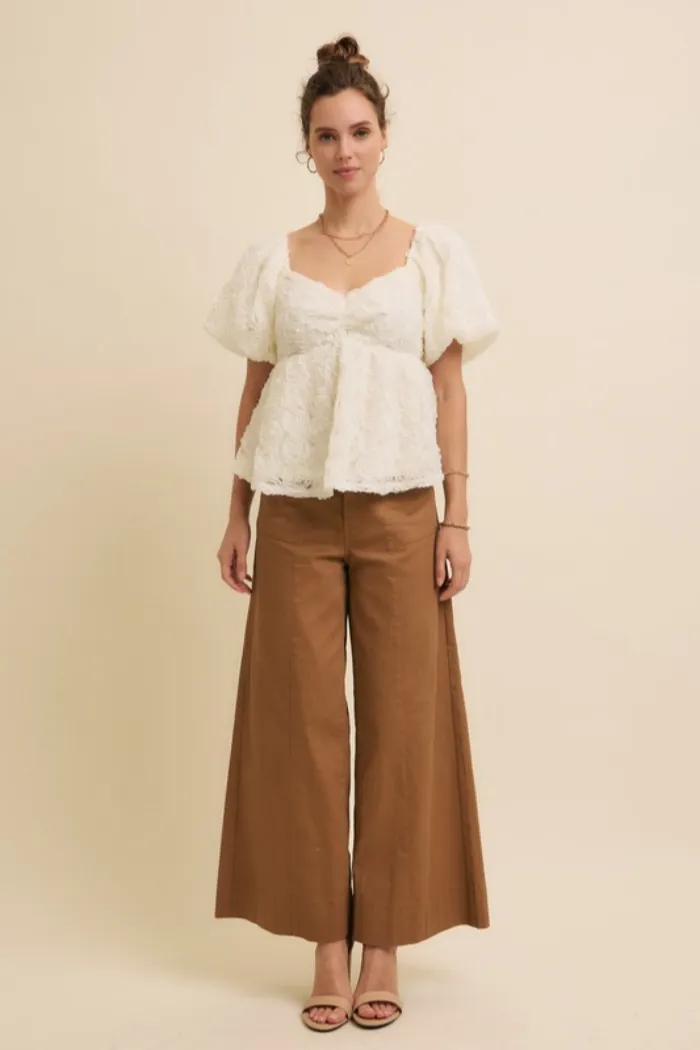 Wide Leg Stretch Pant