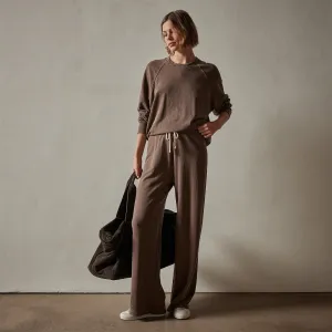 Wide Leg Sweatpant - Fox Pigment