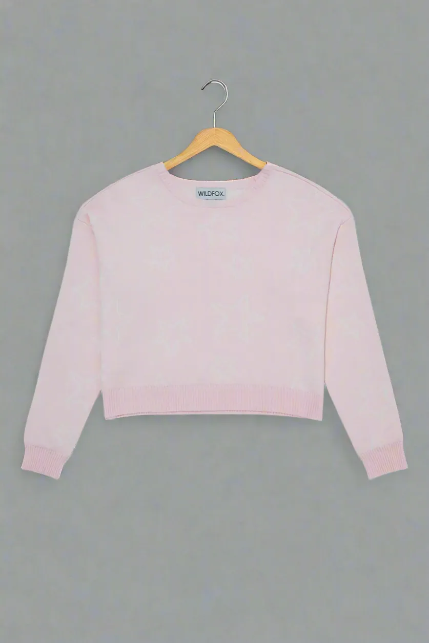 Wildfox Star Intarsia Knit Sweater