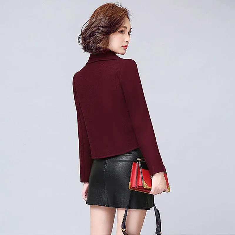 Women Autumn Winter Knitted Sweaters Long Sleeve Knitwear Girl Casual Outerwear Tops Cardigan Sweaters
