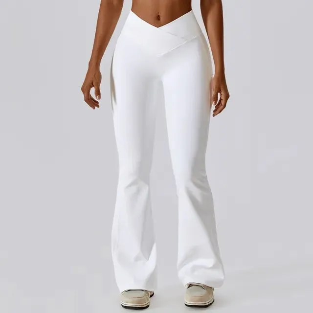 Women's Gym Workout Fitness  Flared Pants