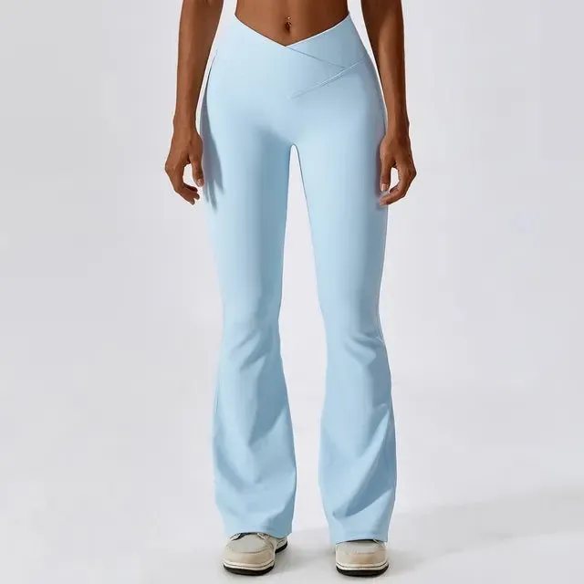Women's Gym Workout Fitness  Flared Pants