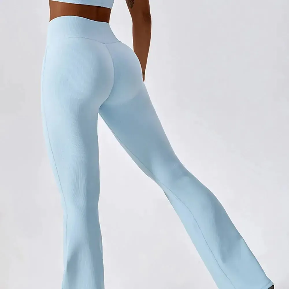 Women's Gym Workout Fitness  Flared Pants