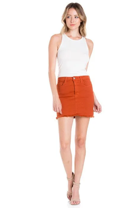 Women's Jeans Mini Skirts Vintage Denim