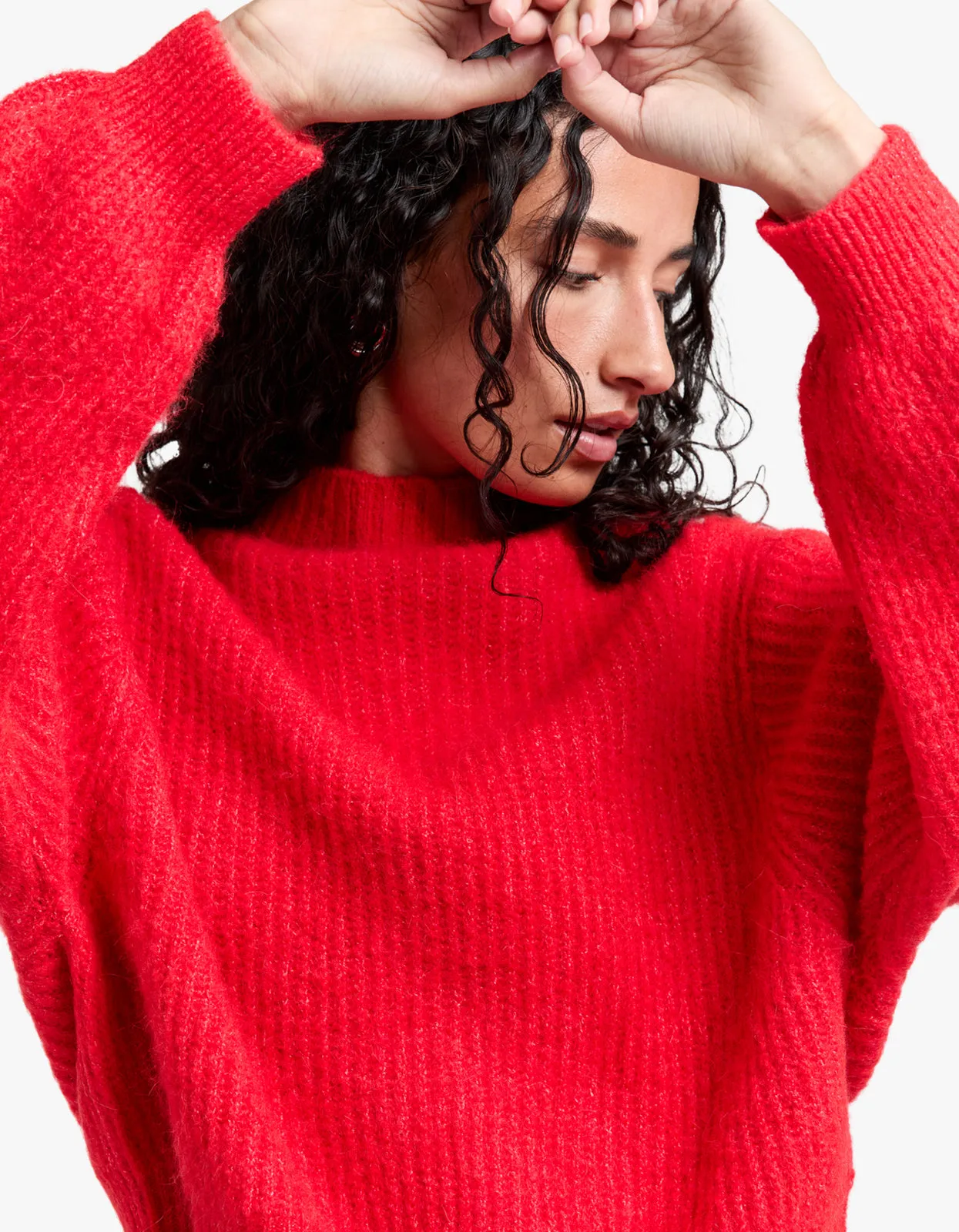 Womens Jumper East - Chilli Pepper Melange