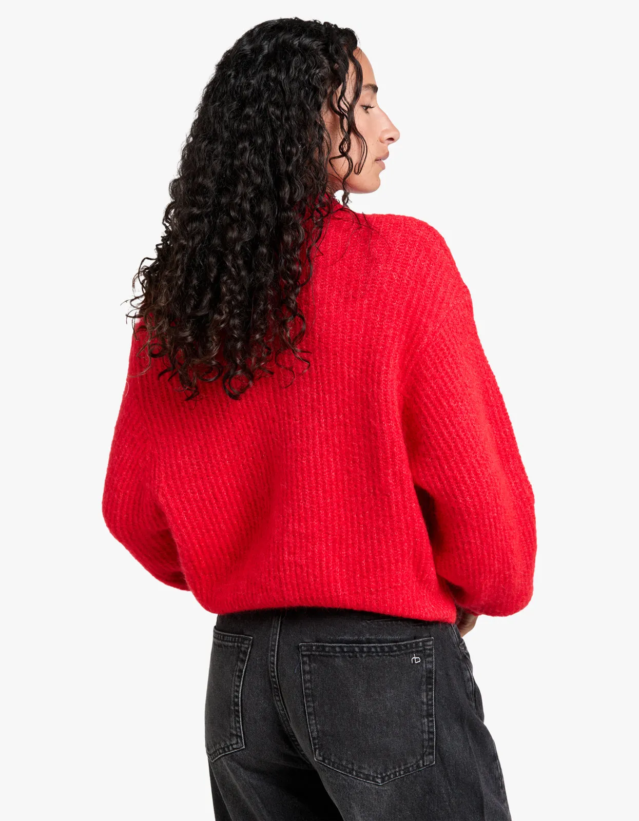 Womens Jumper East - Chilli Pepper Melange