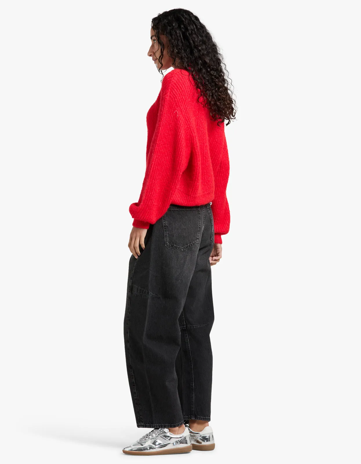 Womens Jumper East - Chilli Pepper Melange