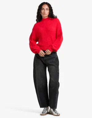 Womens Jumper East - Chilli Pepper Melange