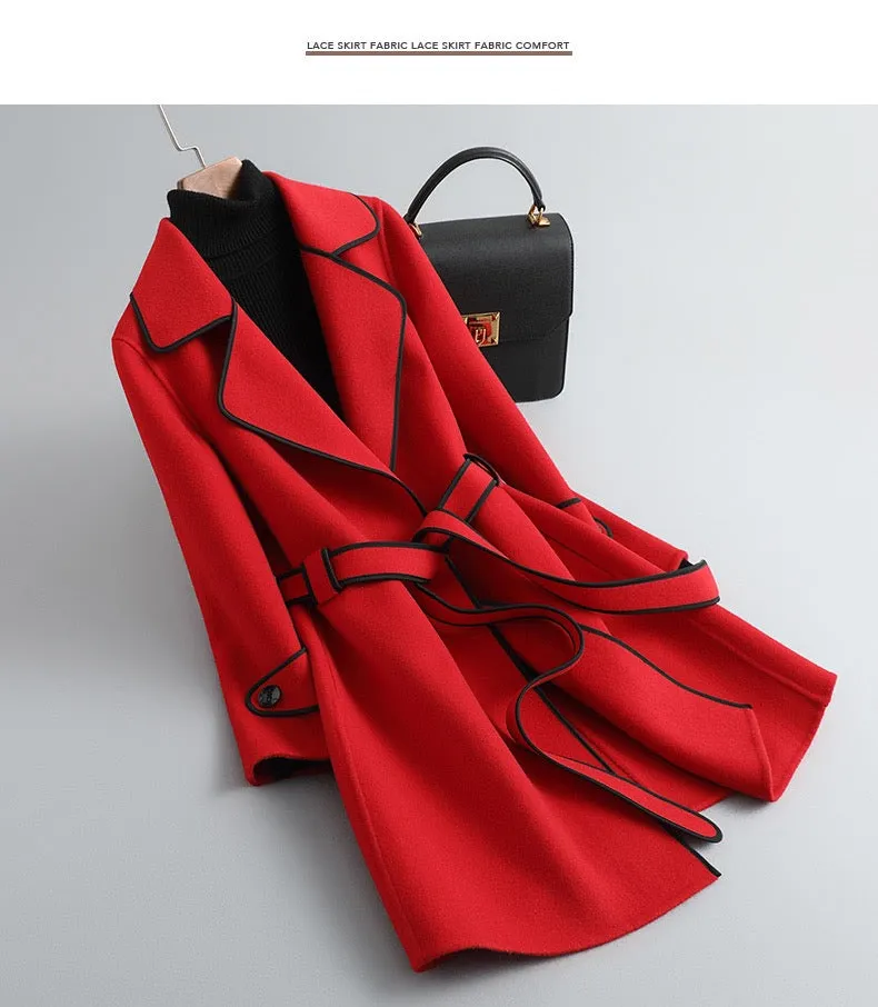 ZABRI High quality women's  100% wool coat / jacket