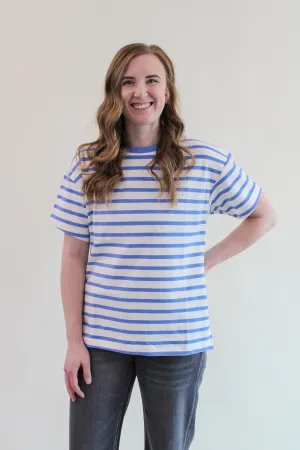 ZOLA STRIPED BASIC TEE