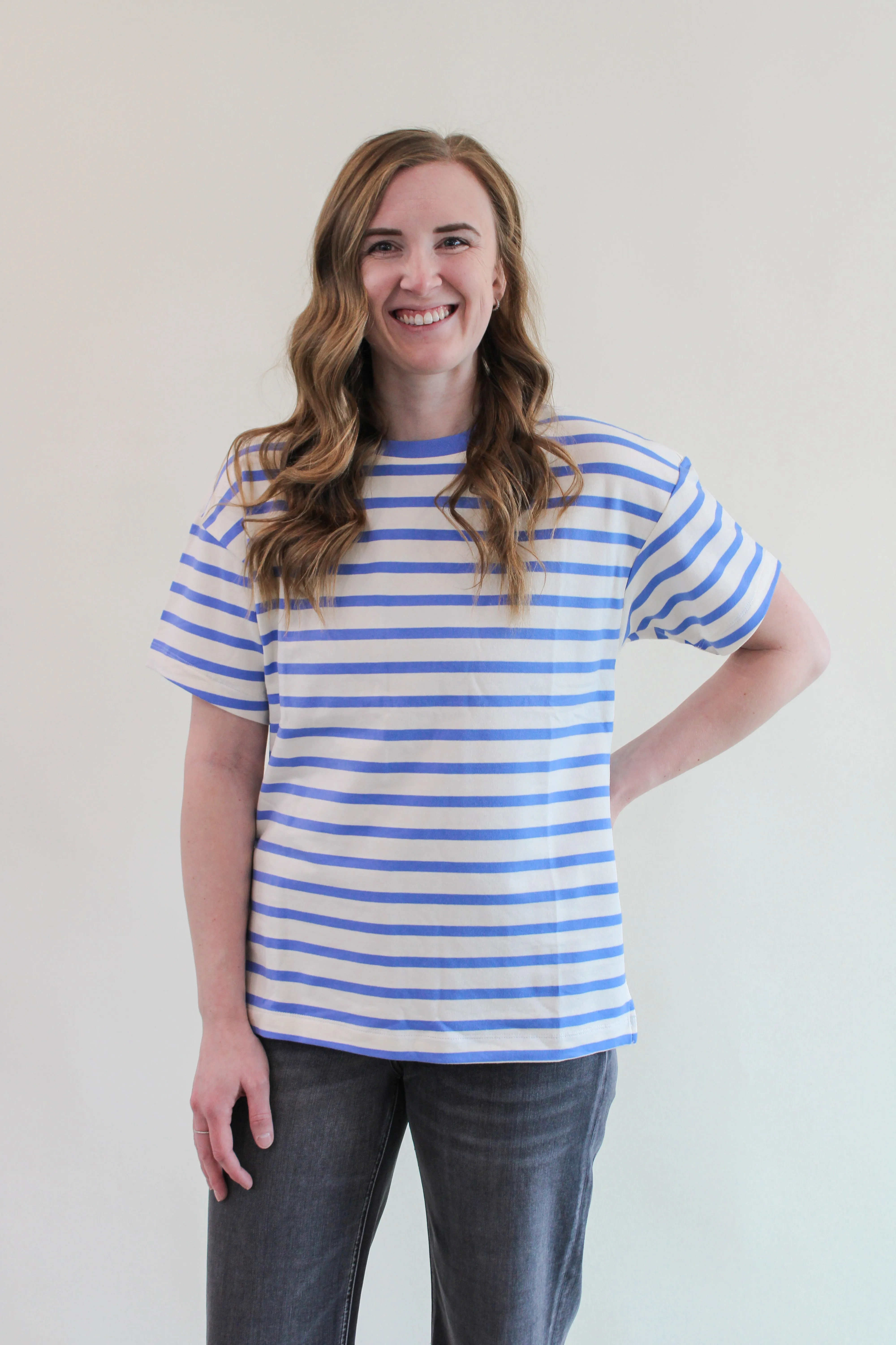 ZOLA STRIPED BASIC TEE