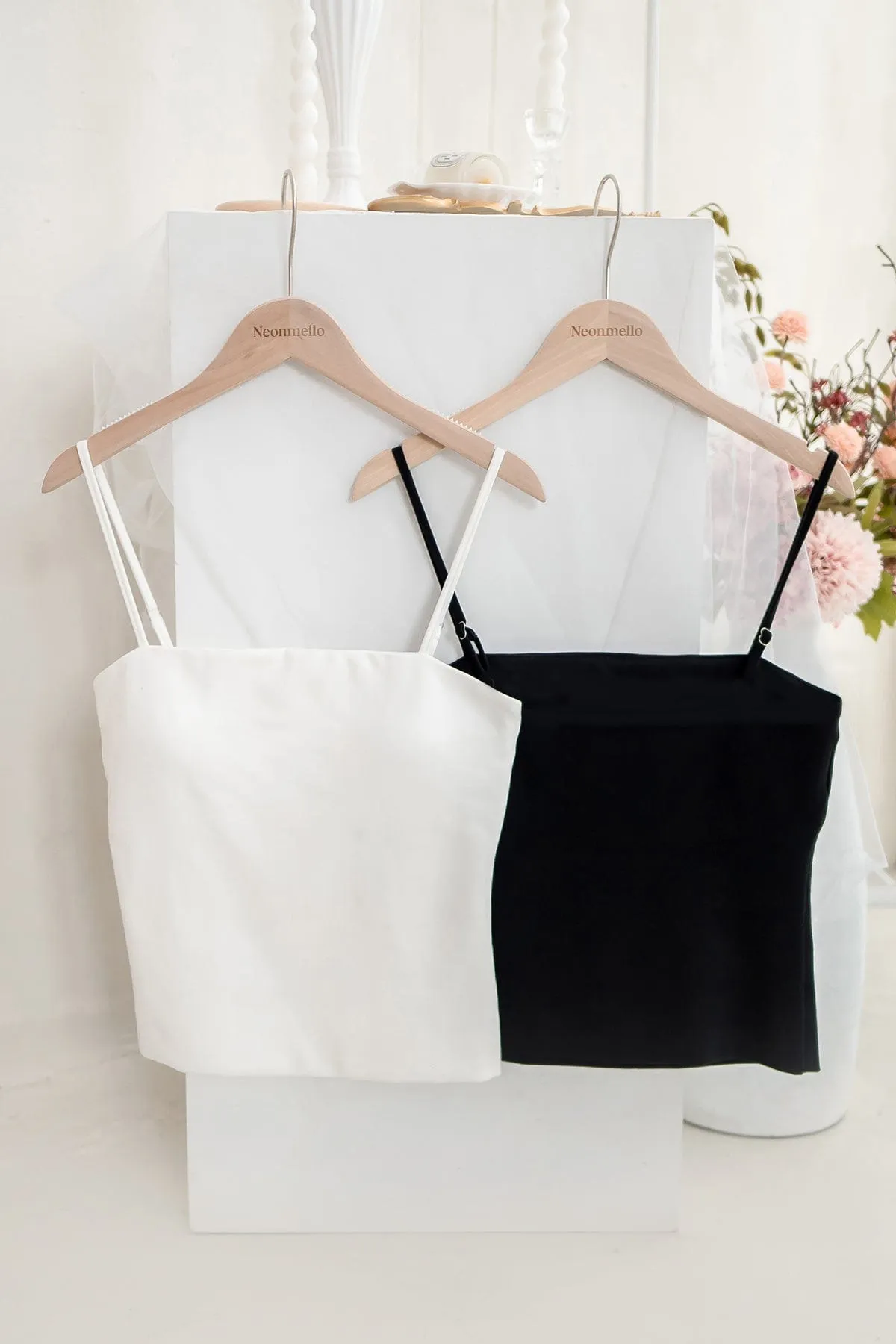 ZORO PADDED CAMISOLE TOP IN WHITE